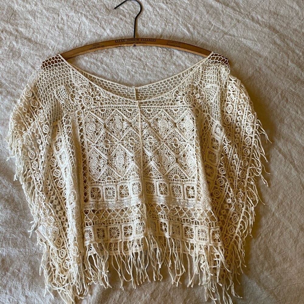Free people crochet top